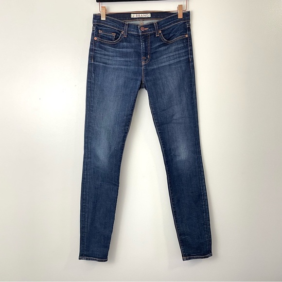 J Brand Skinny Leg Jeans Dark Vintage Wash Size 28 - Picture 2 of 11